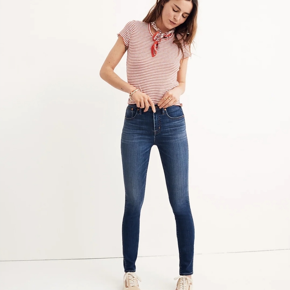 Madewell 10" High Rise Skinny Jeans